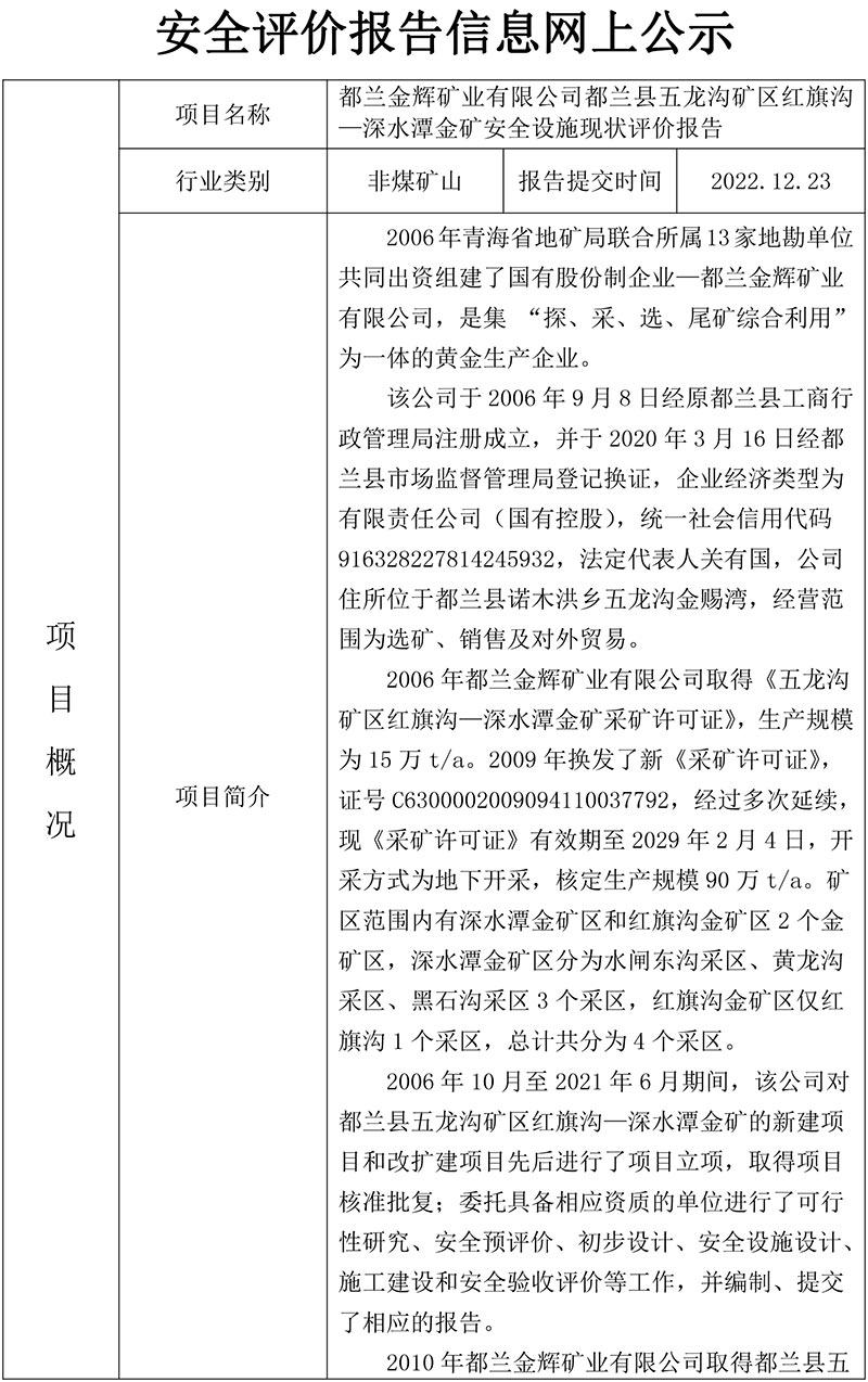 7都兰金辉矿业有限公司都兰县五龙沟矿区红旗沟—深水潭金矿安全设施现状评价报告-1.jpg